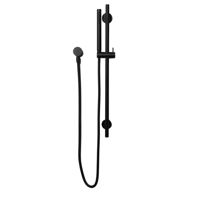 Mira Matte Black Shower on Rail