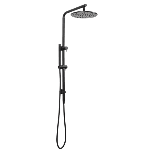 Mira Matte Black Shower Rail Twin Set