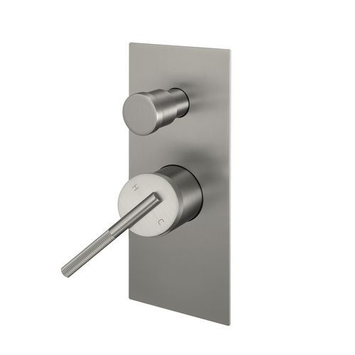 Caddence Wall Mixer with Diverter Brushed Nickel