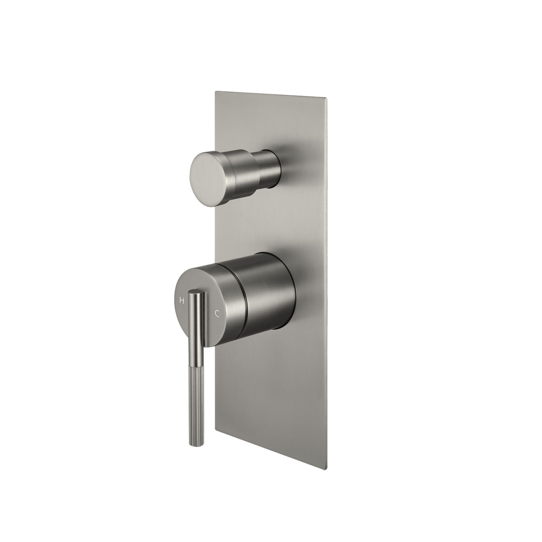 Caddence Wall Mixer with Diverter Brushed Nickel