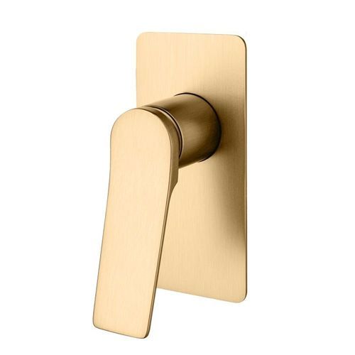 Rushy Wall Mixer Brushed Brass