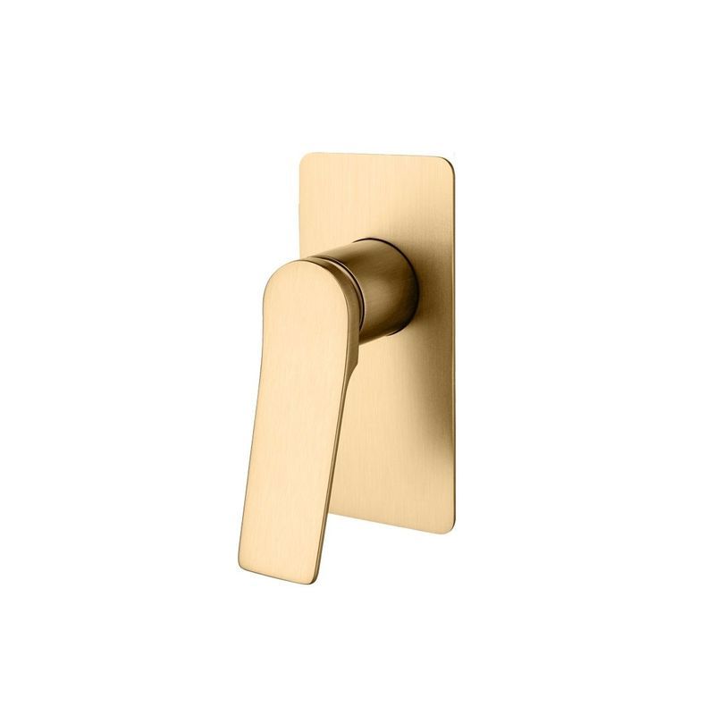 Rushy Wall Mixer Brushed Brass