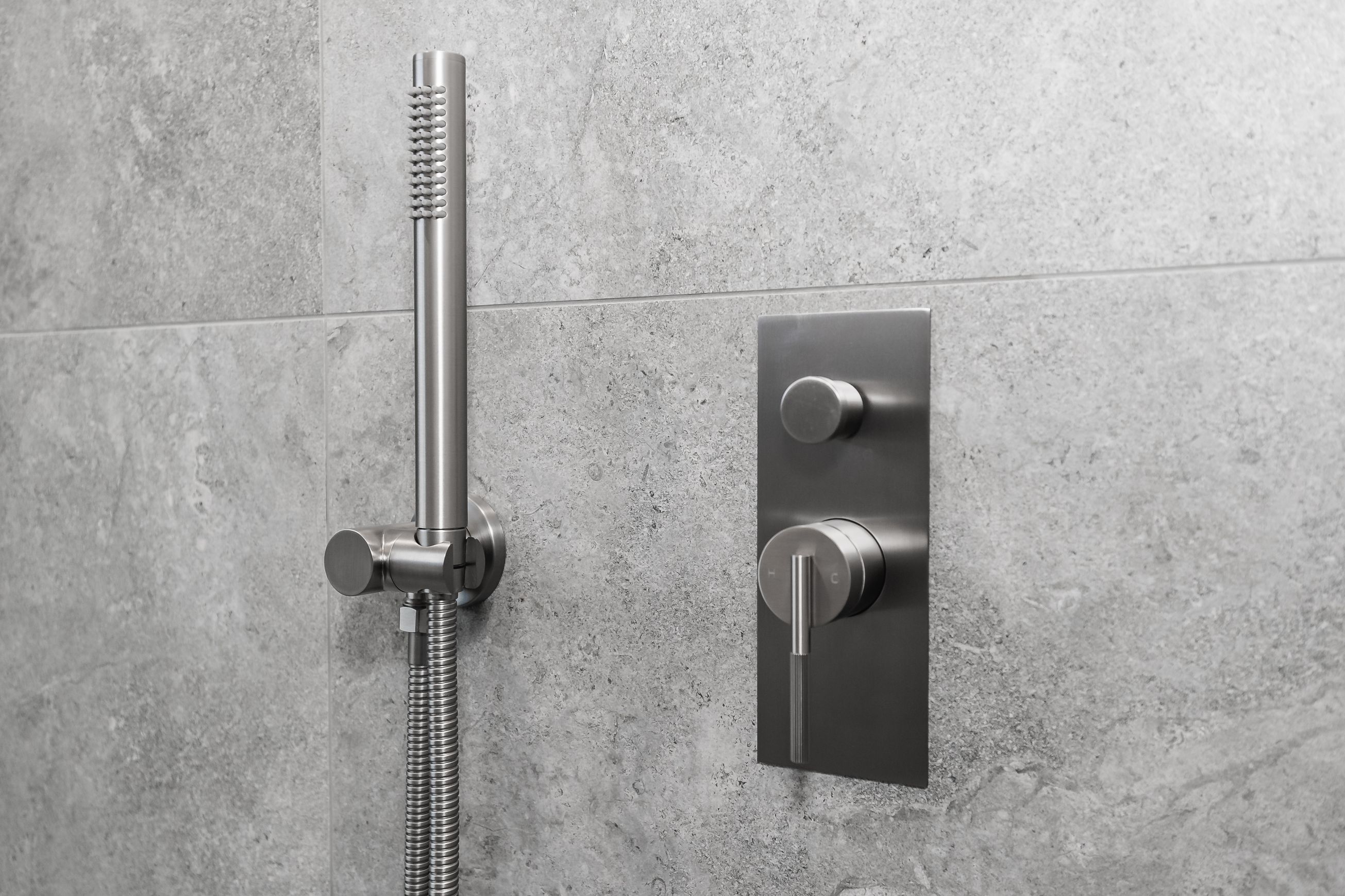 Caddence Wall Mixer with Diverter Brushed Nickel
