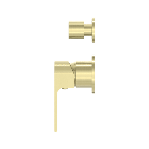 Bianca Shower Mixer & Divertor Back Plate | Brushed Gold