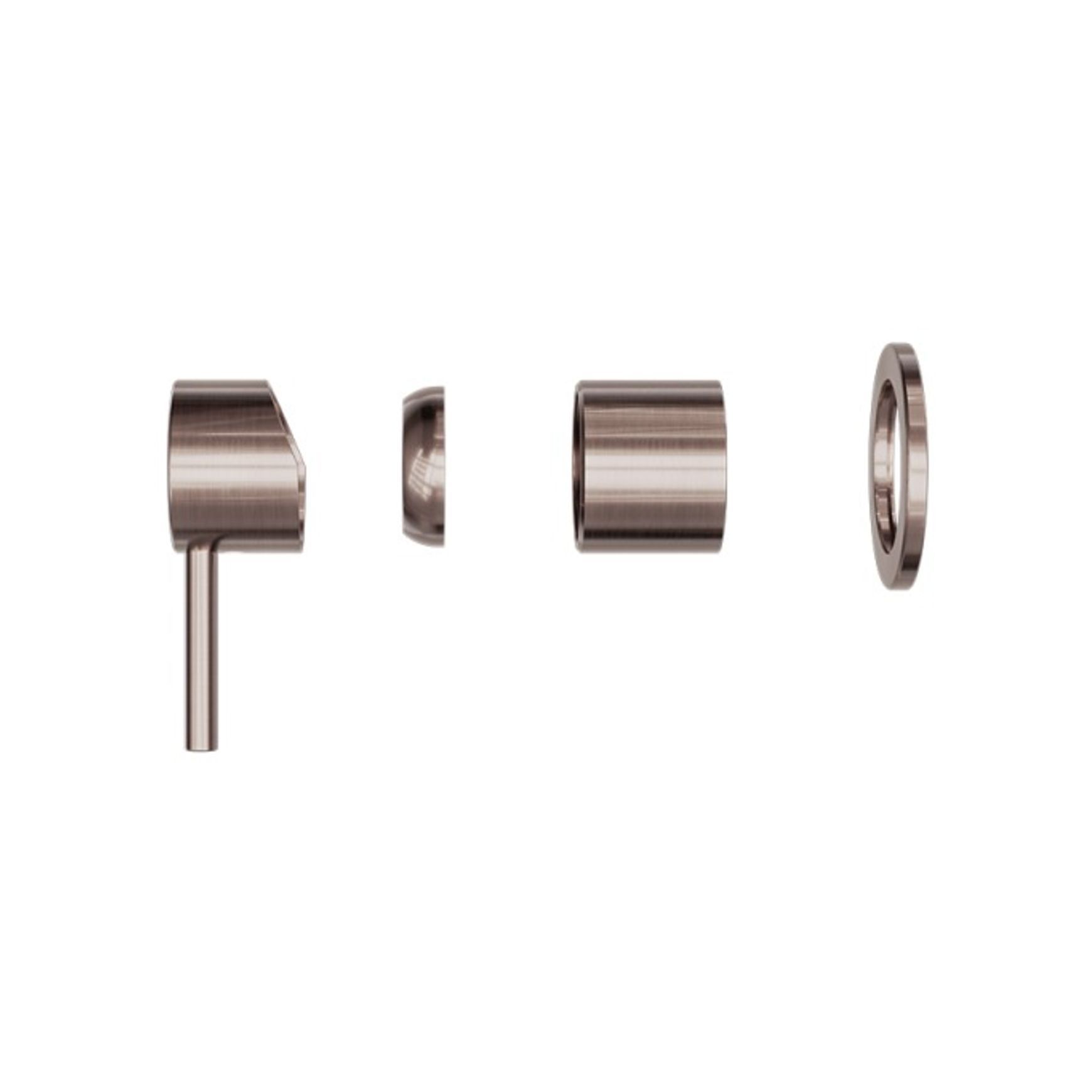 Zen SS316L Shower Mixer Trim Kits | Brushed Bronze