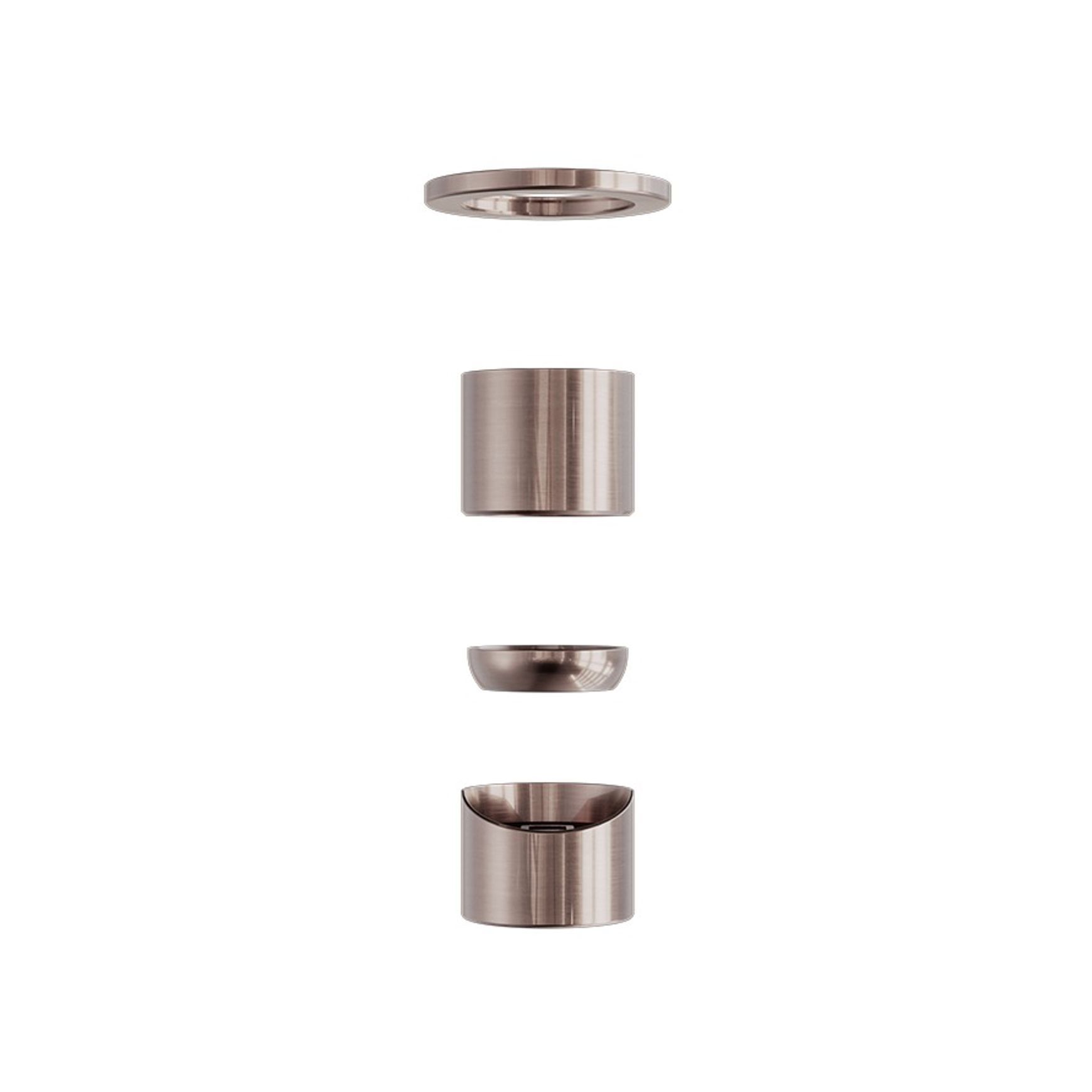 Zen SS316L Shower Mixer Trim Kits | Brushed Bronze