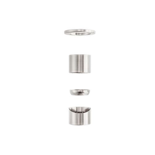 Zen SS316L Shower Mixer Trim Kits | Brushed Nickel