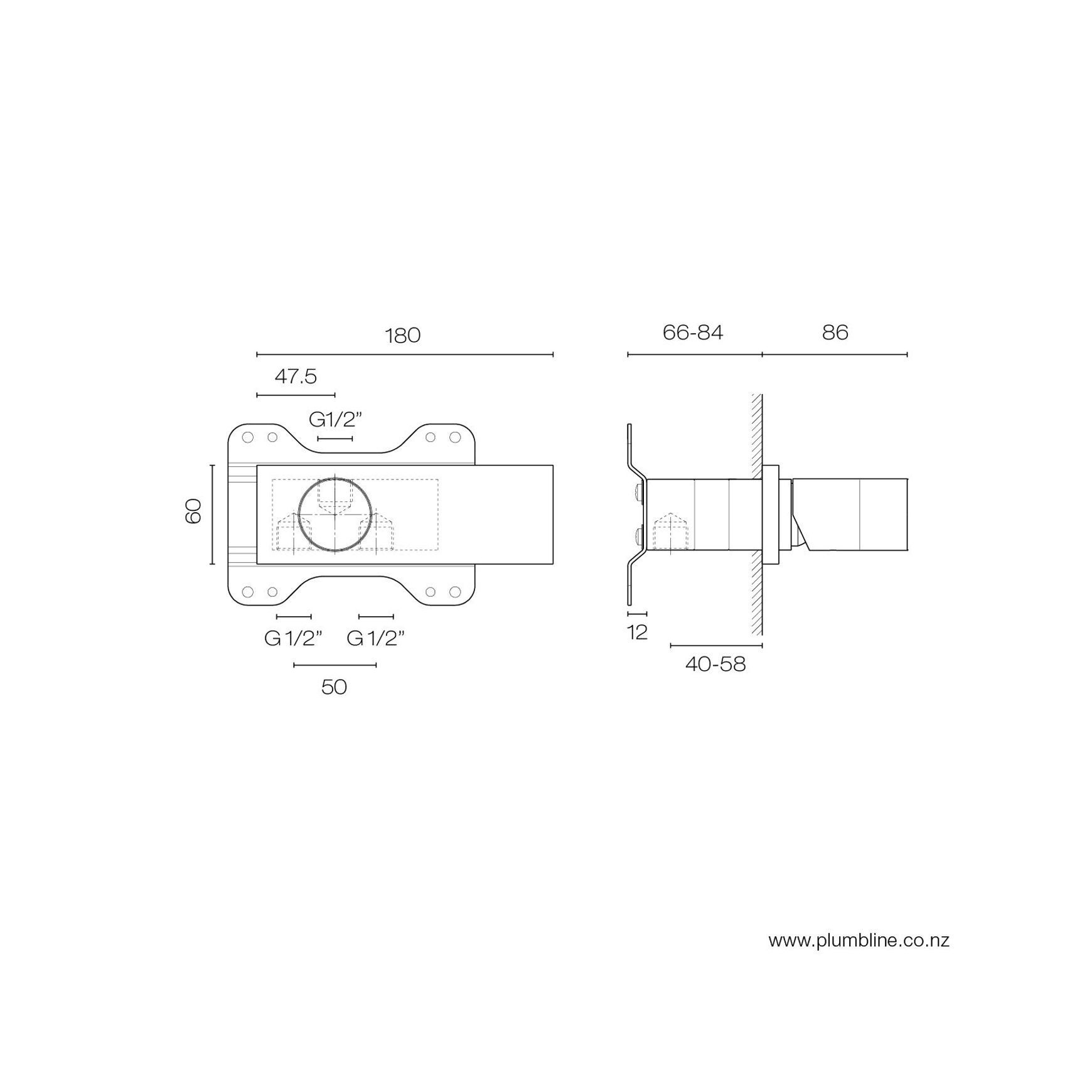 Milano/Venezia Shower Mixer