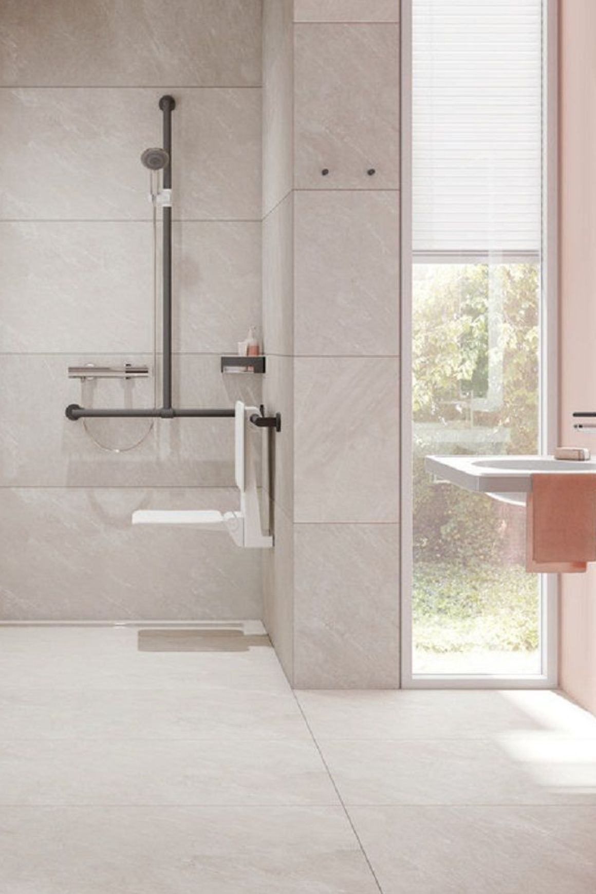 HEWI Removable hanging seat