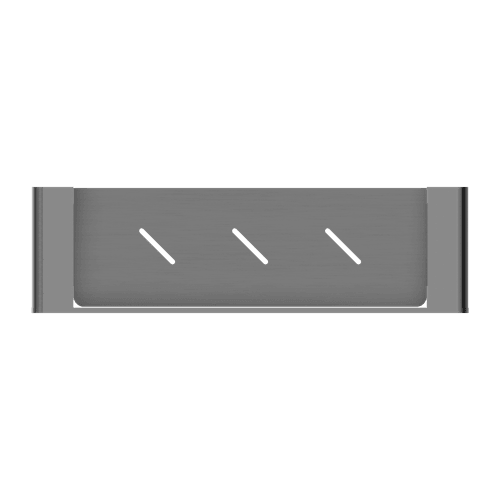 Bianca Metal Shower Shelf | Gun Metal