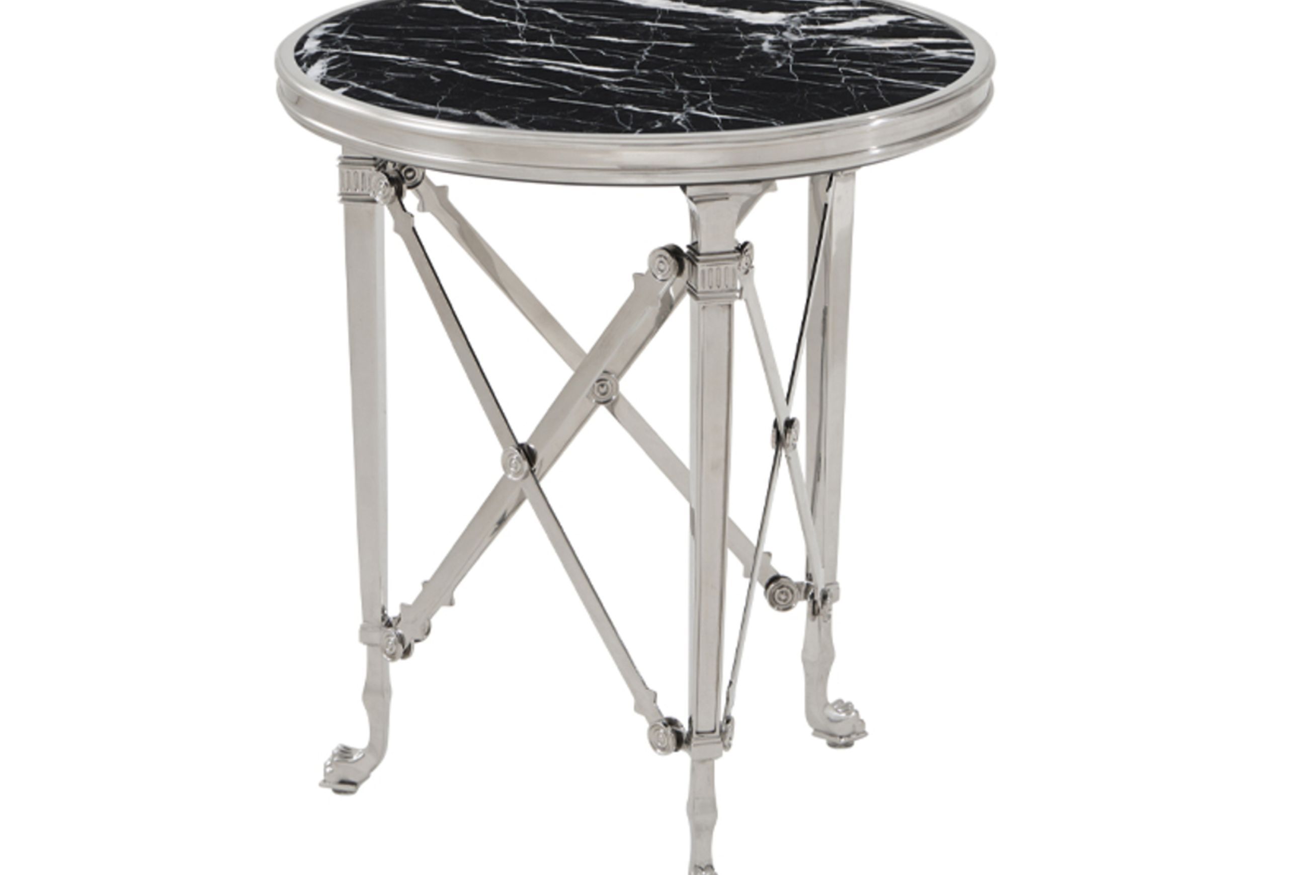 Cannes Guéridon Accent Table – Black