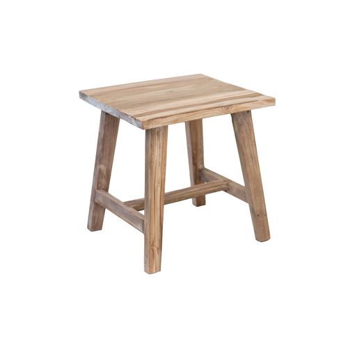 Rustico Reclaimed Teak End Table - Natural