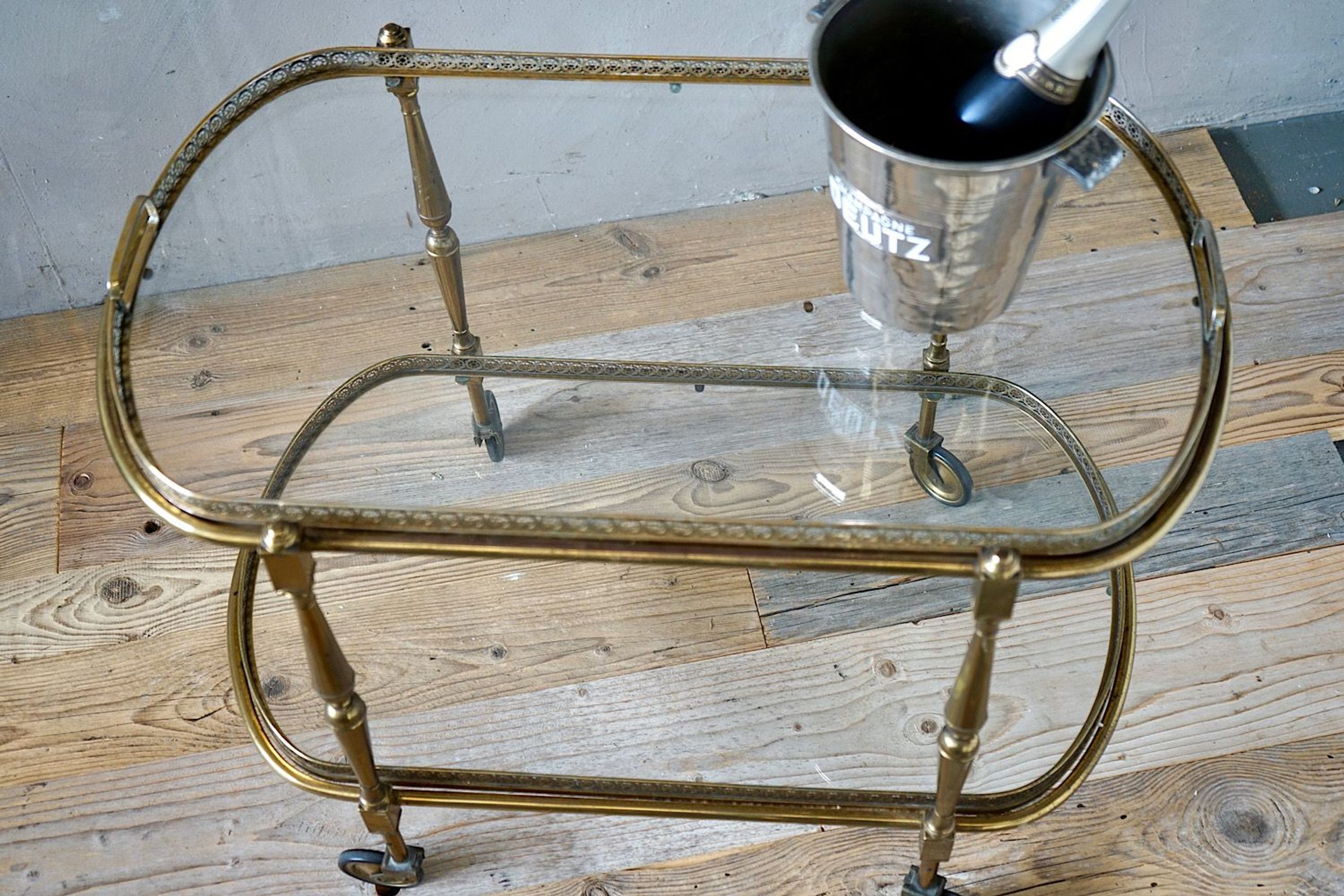 Vintage French Cocktail Trolley
