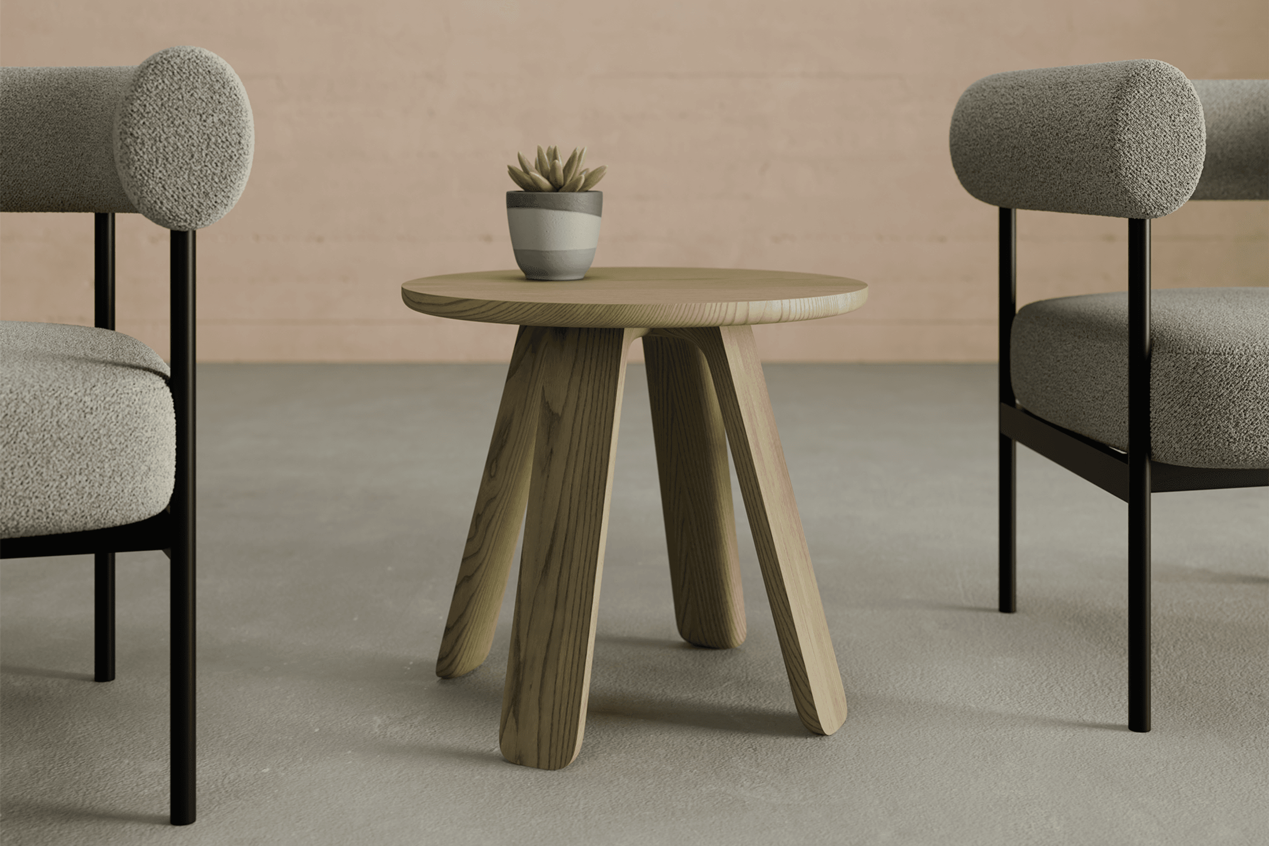 Mateo Side Table - Round - 50cm