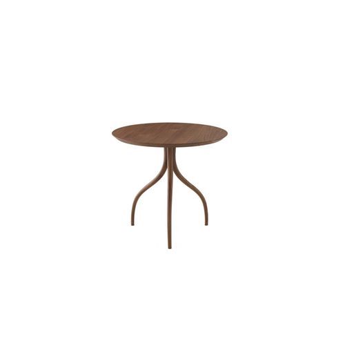 Thot Pedestal Side Table Walnut