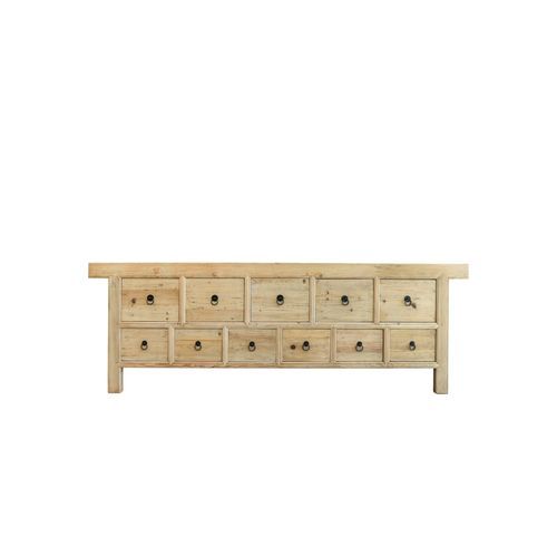 Parq Long Sideboard - 11 Drawer, Natural