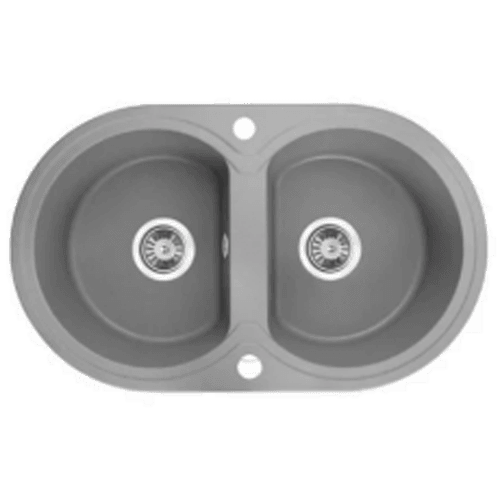 Laveo Granite Stone Sink Double Bowls