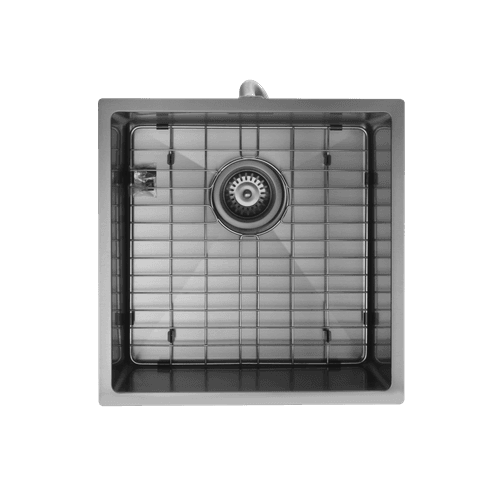 Aspen PVD 400mm Single Kitchen Sink Gun Metal