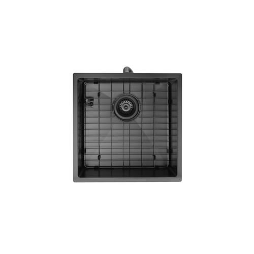 Aspen PVD 400mm Single Kitchen Sink Matte Black