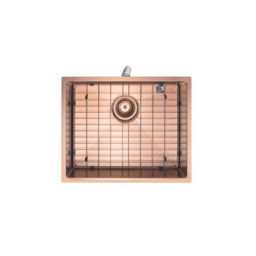 Aspen PVD 500mm Single Kitchen Sink Brushed Copper