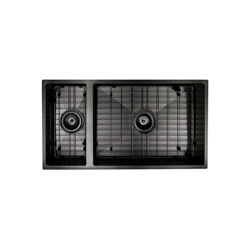 Aspen PVD 550/200mm Dual Kitchen Sink Matte Black