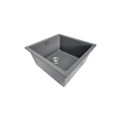 Aura Granite 400mm Single Kitchen Sink Charcoal