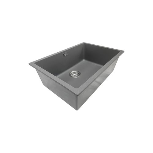 Aura Granite 600mm Single Kitchen Sink Charcoal