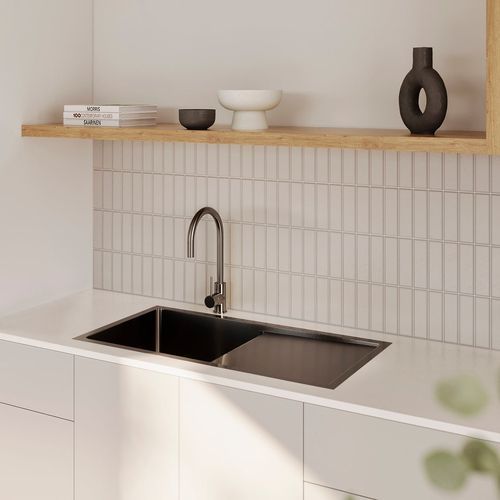 Jai Kitchen Sink Single 880mm (Overflow)