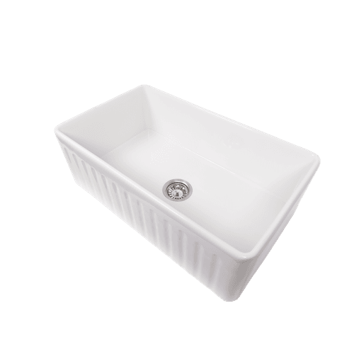 Elodie 760x459 Farmhouse Fireclay Single Bowl Sink