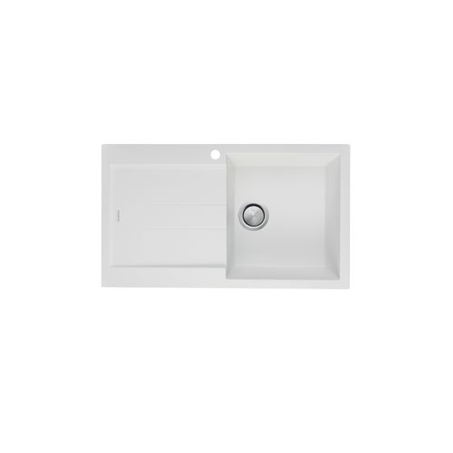 Santorini Single Bowl Topmount Sink With Drainer
