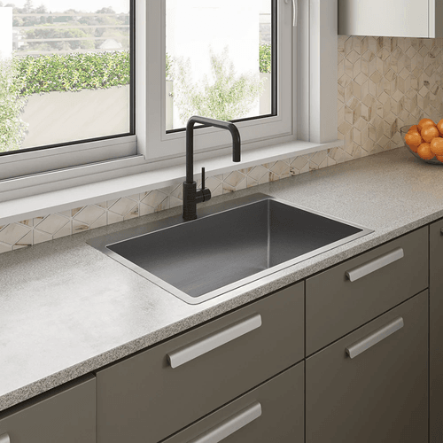 Noah 700x500 Large Single Bowl Tap Landing Sink
