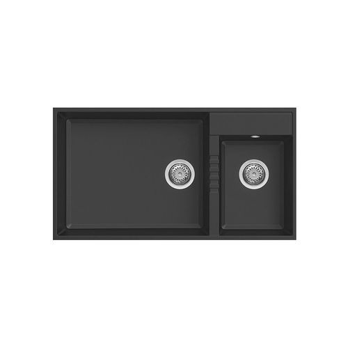 Elleci Square Large Capacity Granite Sink Undermount