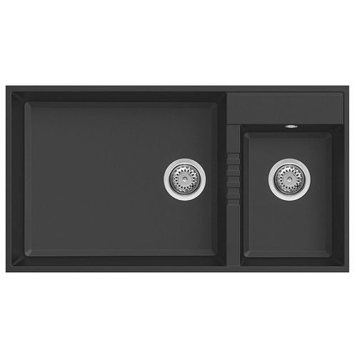 Elleci Square Large Capacity Granite Sink Undermount