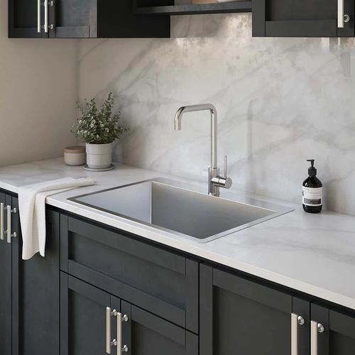 Noah 700x500 Large Single Bowl Tap Landing Sink