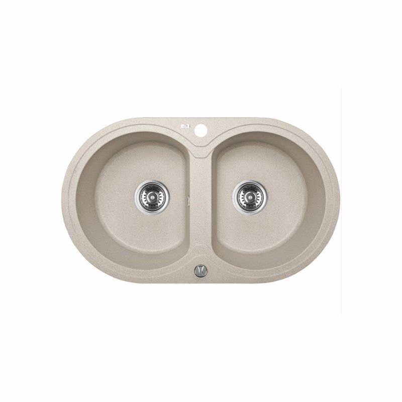 Laveo Granite Stone Sink Double Bowls