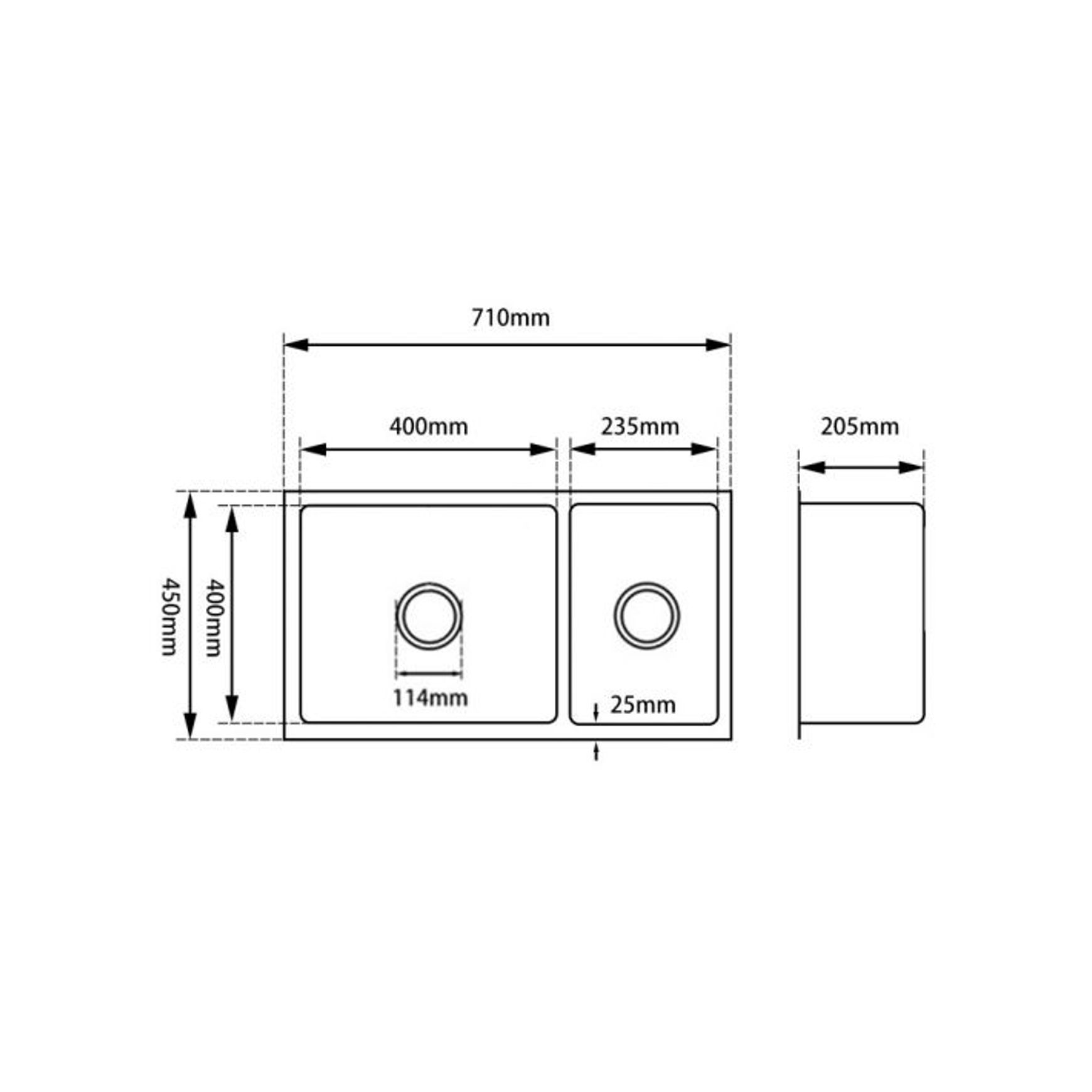 OX7145R.KS | Stainless Steel - Double