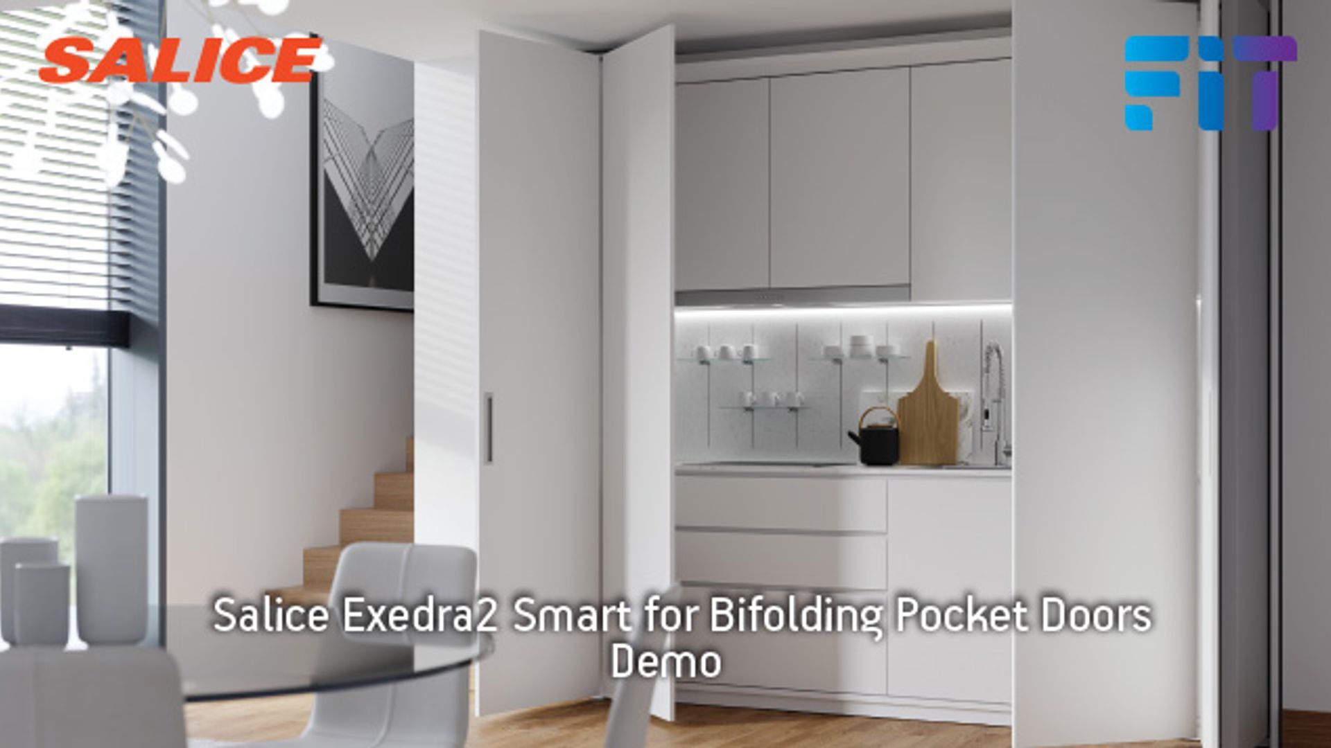 Salice Exedra2 Smart for Bifolding Pocket Doors - Demo