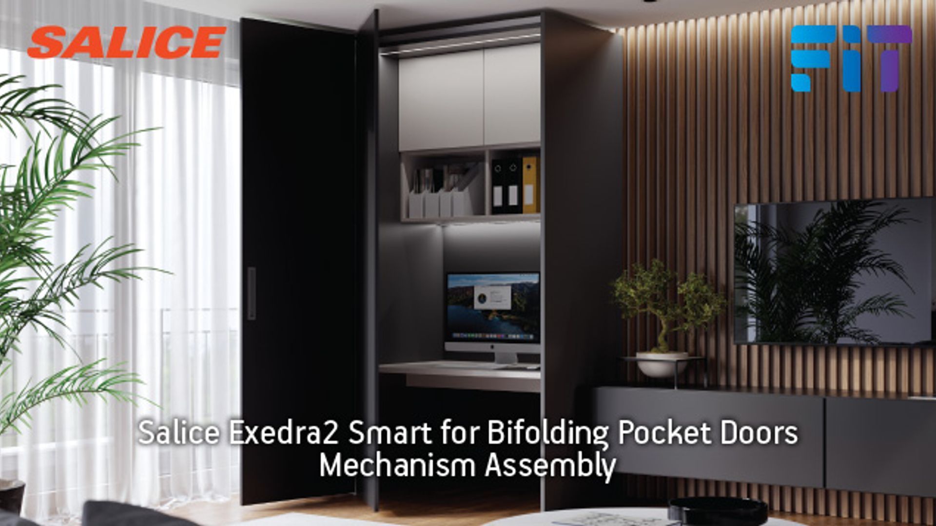 Salice Exedra2 Smart for Bifolding Pocket Doors - Mechanism Assembly