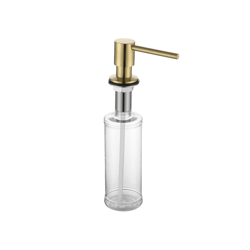 Aspen In-Bench Soap Dispenser Brushed Brass