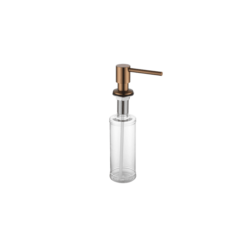 Aspen In-Bench Soap Dispenser Brushed Copper