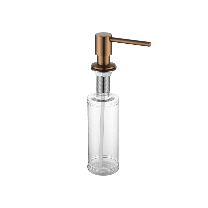 Aspen In-Bench Soap Dispenser Brushed Copper