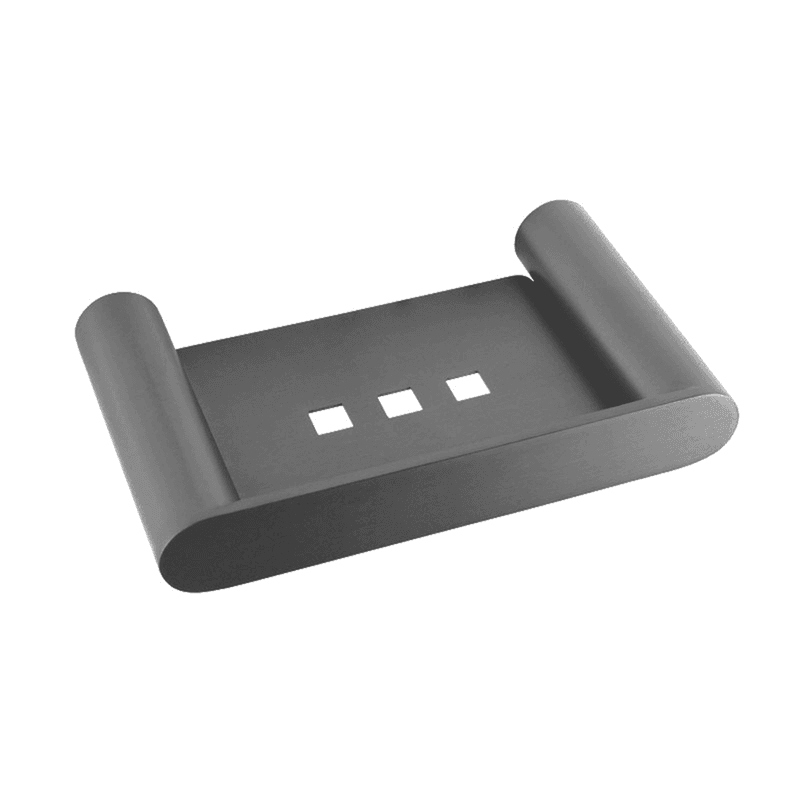 Rushy Soap Dish Gun Metal Grey