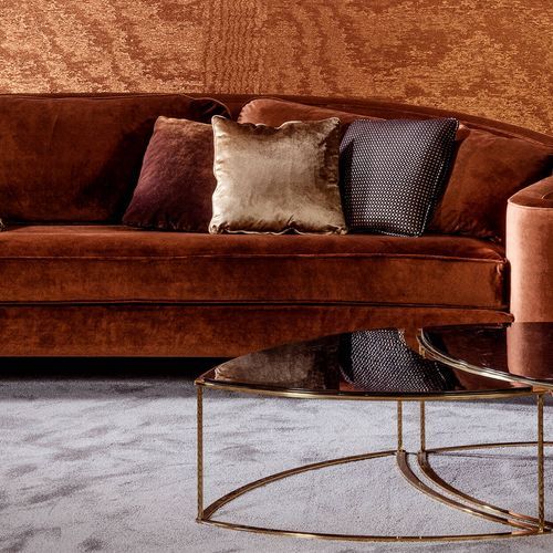 Bespoke Contemporary Curved Arm Sofa