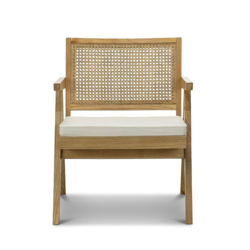 Mira Rattan Occasional Armchair | Natural