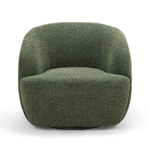 Cuddle Swivel Armchair | Moss Green