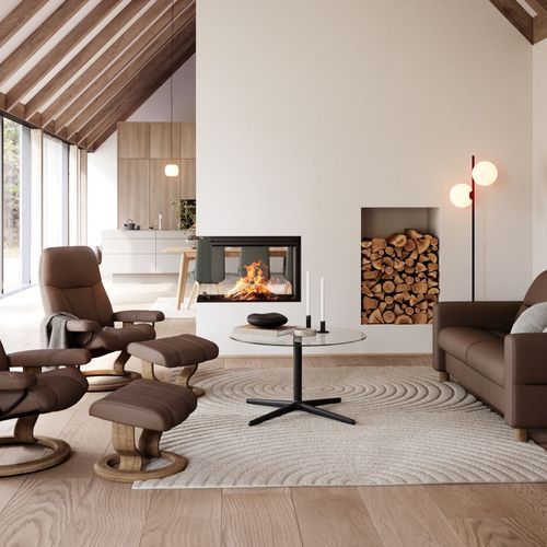 Stressless® Fiona Wood 2.5 Seater Sofa