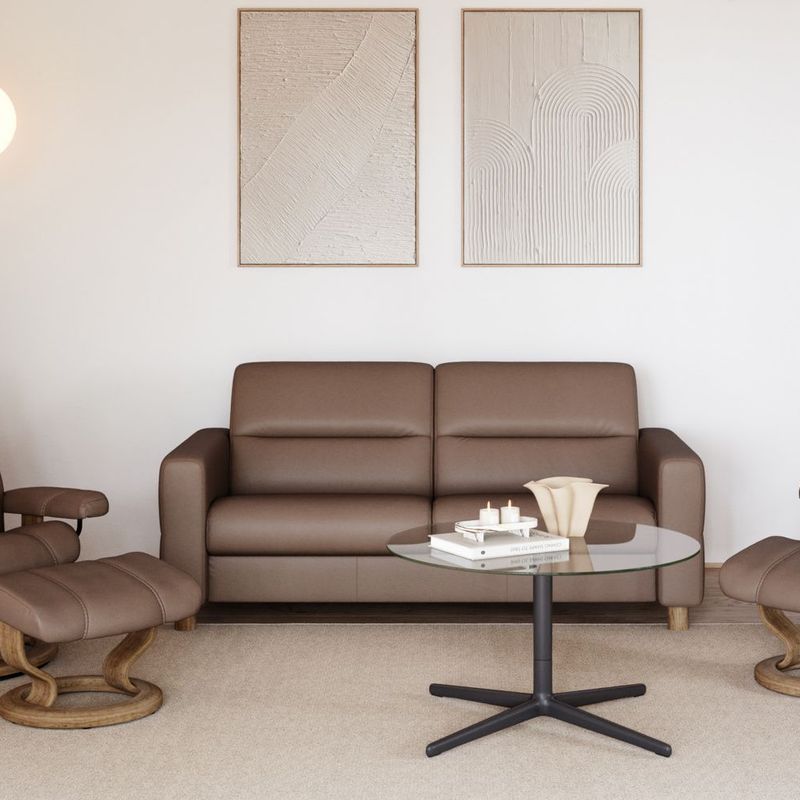Stressless® Fiona Wood 2.5 Seater Sofa