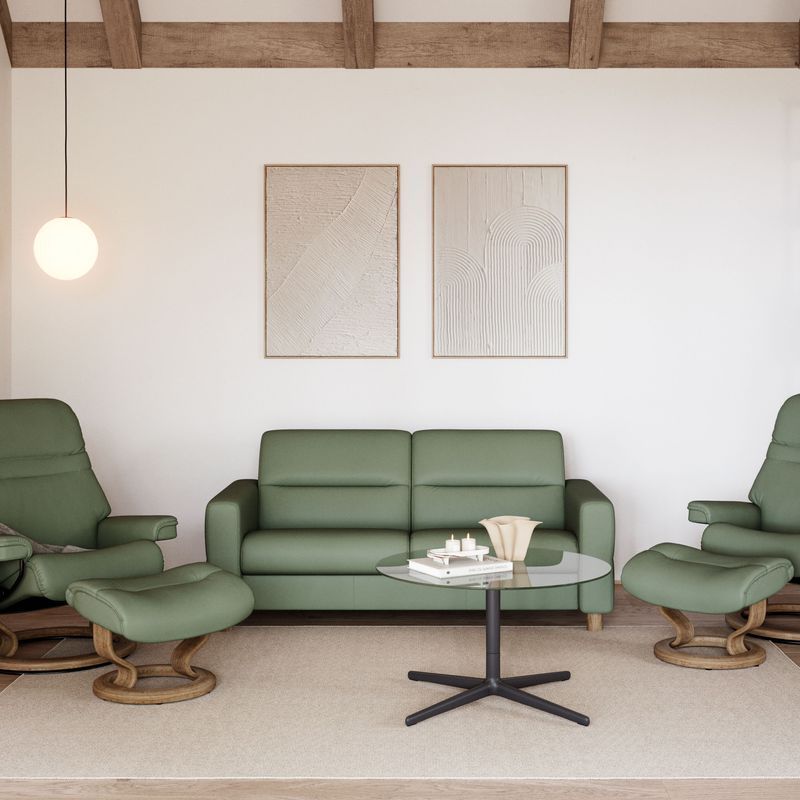 Stressless® Fiona Wood 2 Seater Sofa