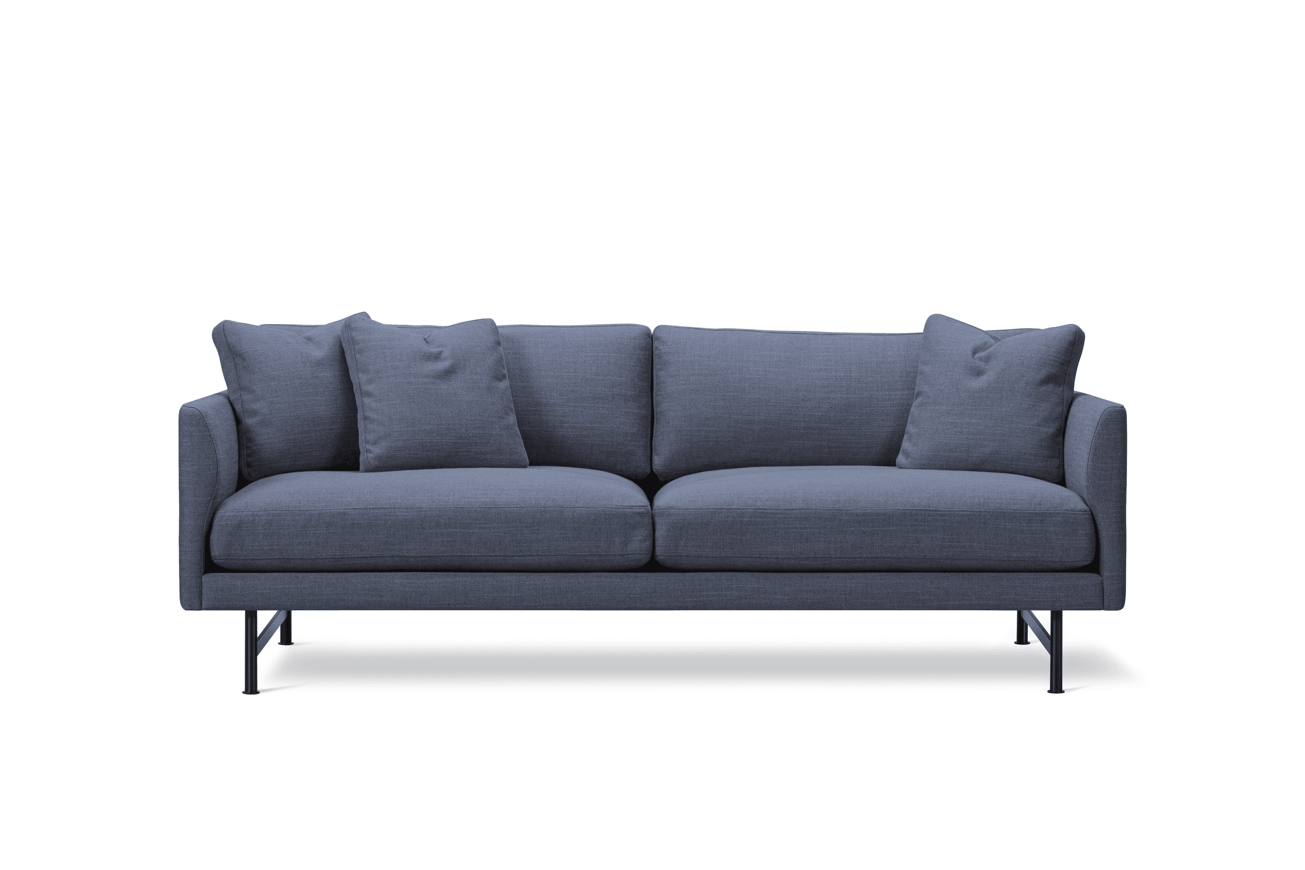 Calmo 2-seater Sofa 95 Metal by Fredericia