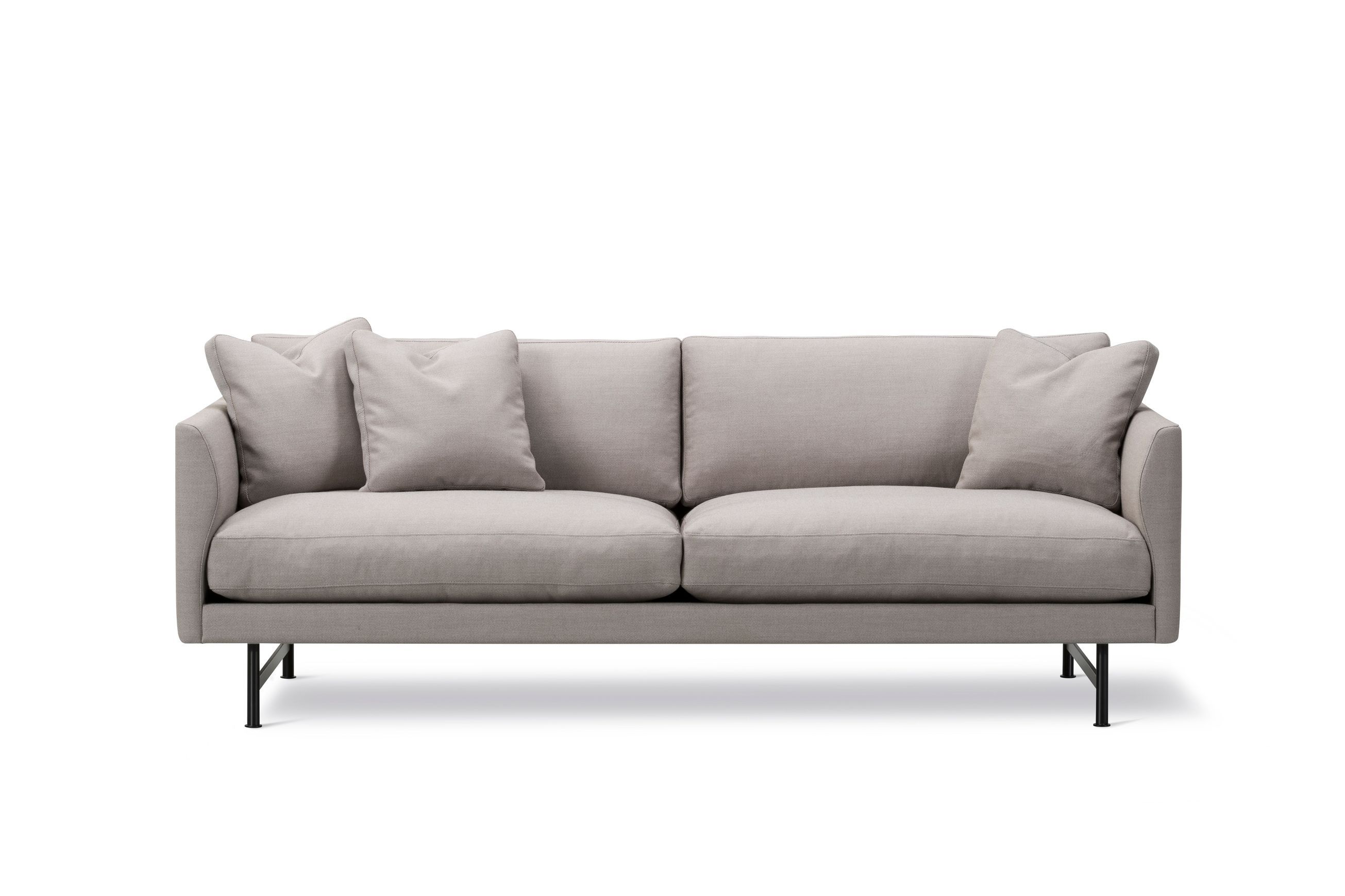 Calmo 2-seater Sofa 95 Metal by Fredericia
